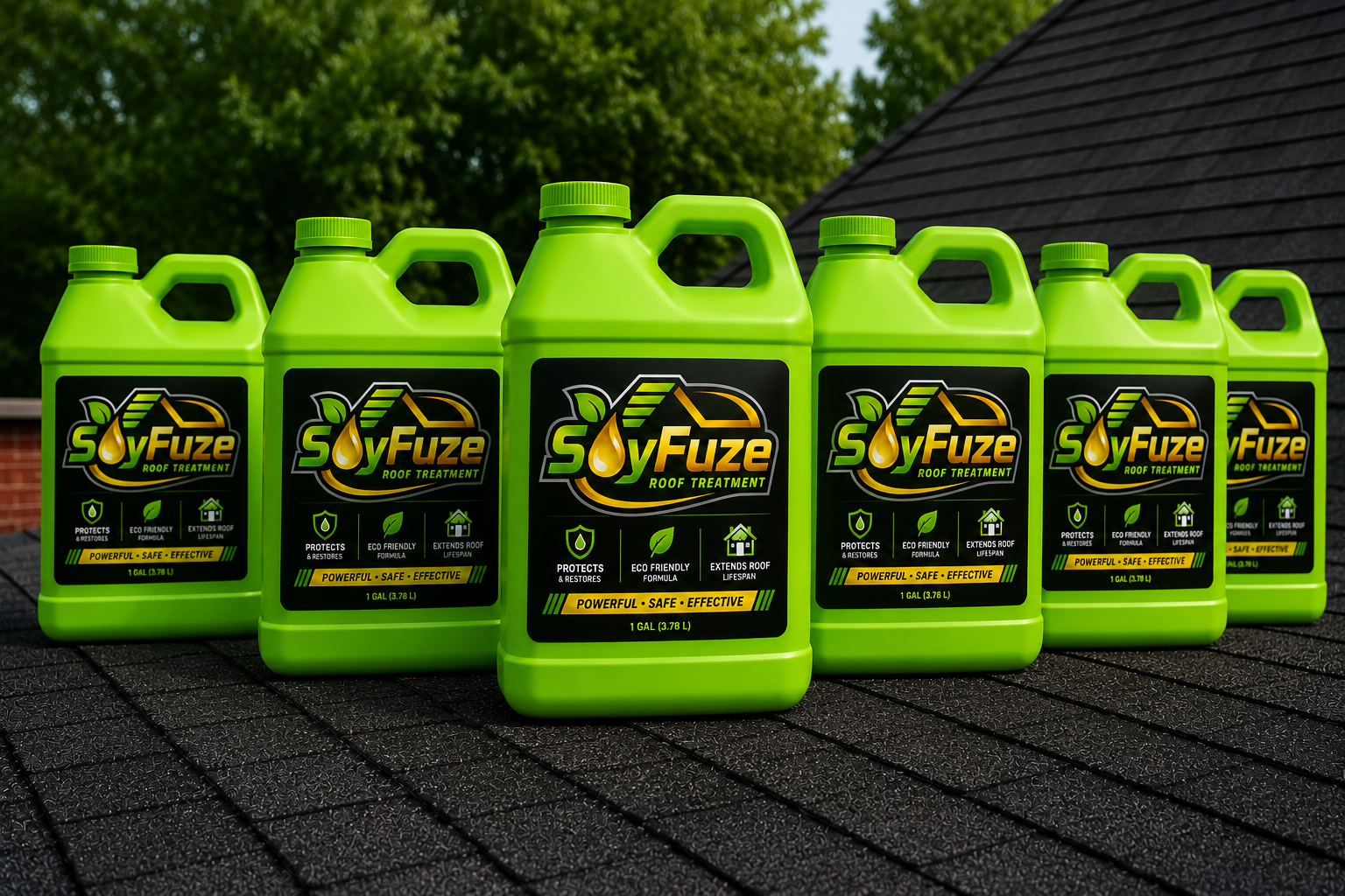 SoyFuze - Soy Oil Roof Rejuvenation Shingle Treatment 6-Pack